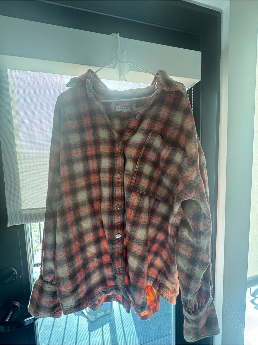Free People Ashley Plaid shirt
